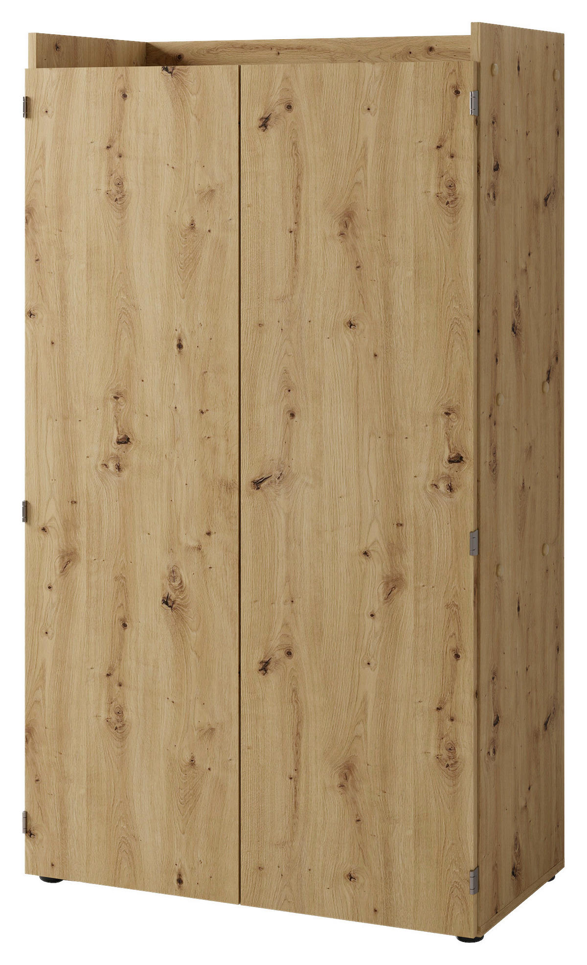 SEKRETÄR - Schwarz/Eiche Artisan, MODERN, Holzwerkstoff/Kunststoff (80/40/141cm) - MID.YOU