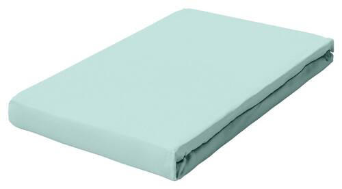 Schlafgut Topper-Spannbetttuch Pure Mintgrün 180-200x200-220 cm