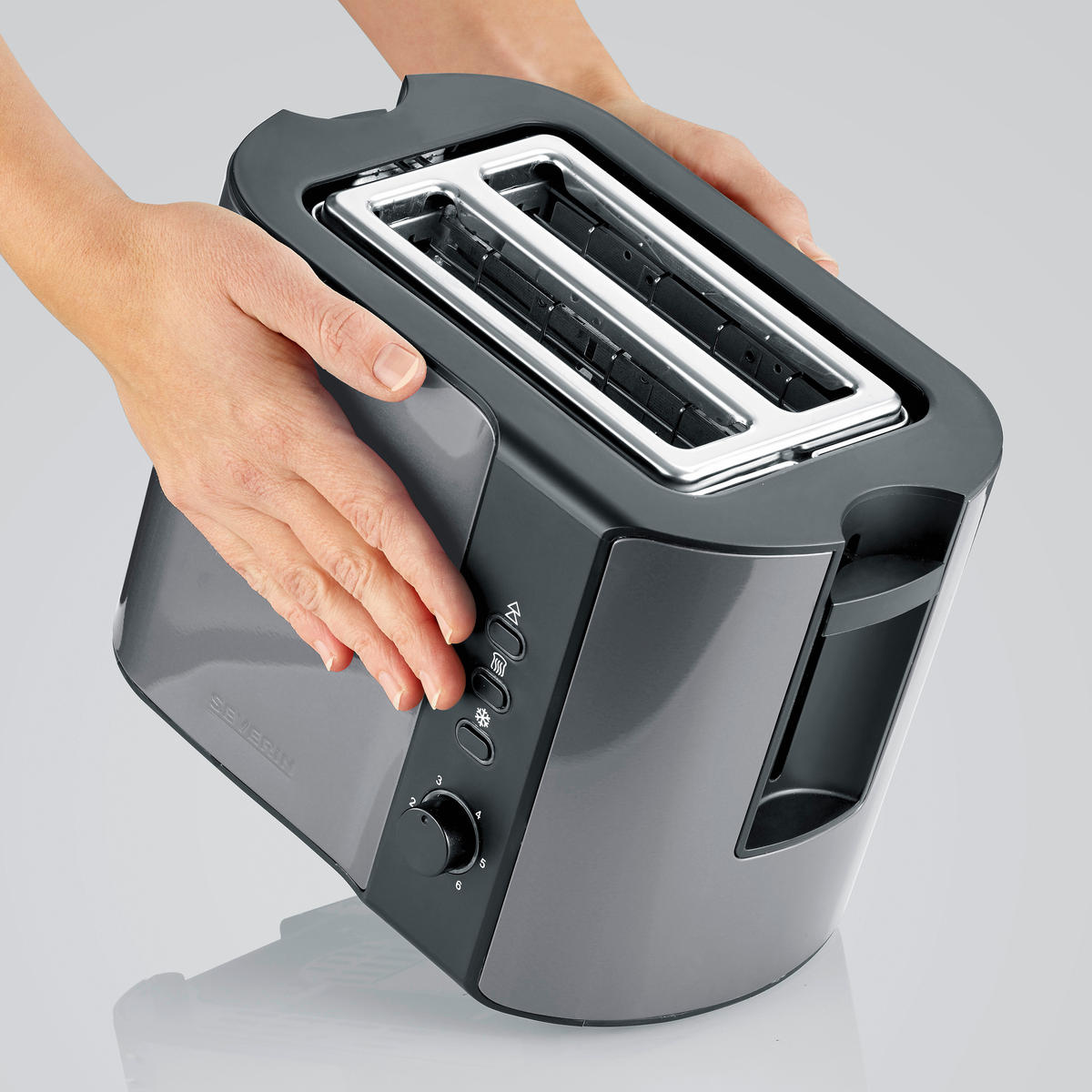 TOASTER  - Edelstahlfarben, Basics, Metall (18/19,5/26,5cm) - Severin