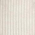 HOCKER in Textil Creme  - Eichefarben/Creme, LIFESTYLE, Holz/Textil (100/48/62cm) - Landscape