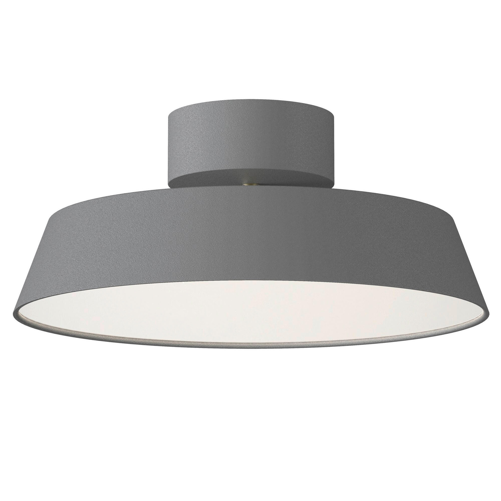 DECKENLEUCHTE Kaito 30/30/13 cm  - Grau, Design, Metall (30/30/13cm) - Nordlux
