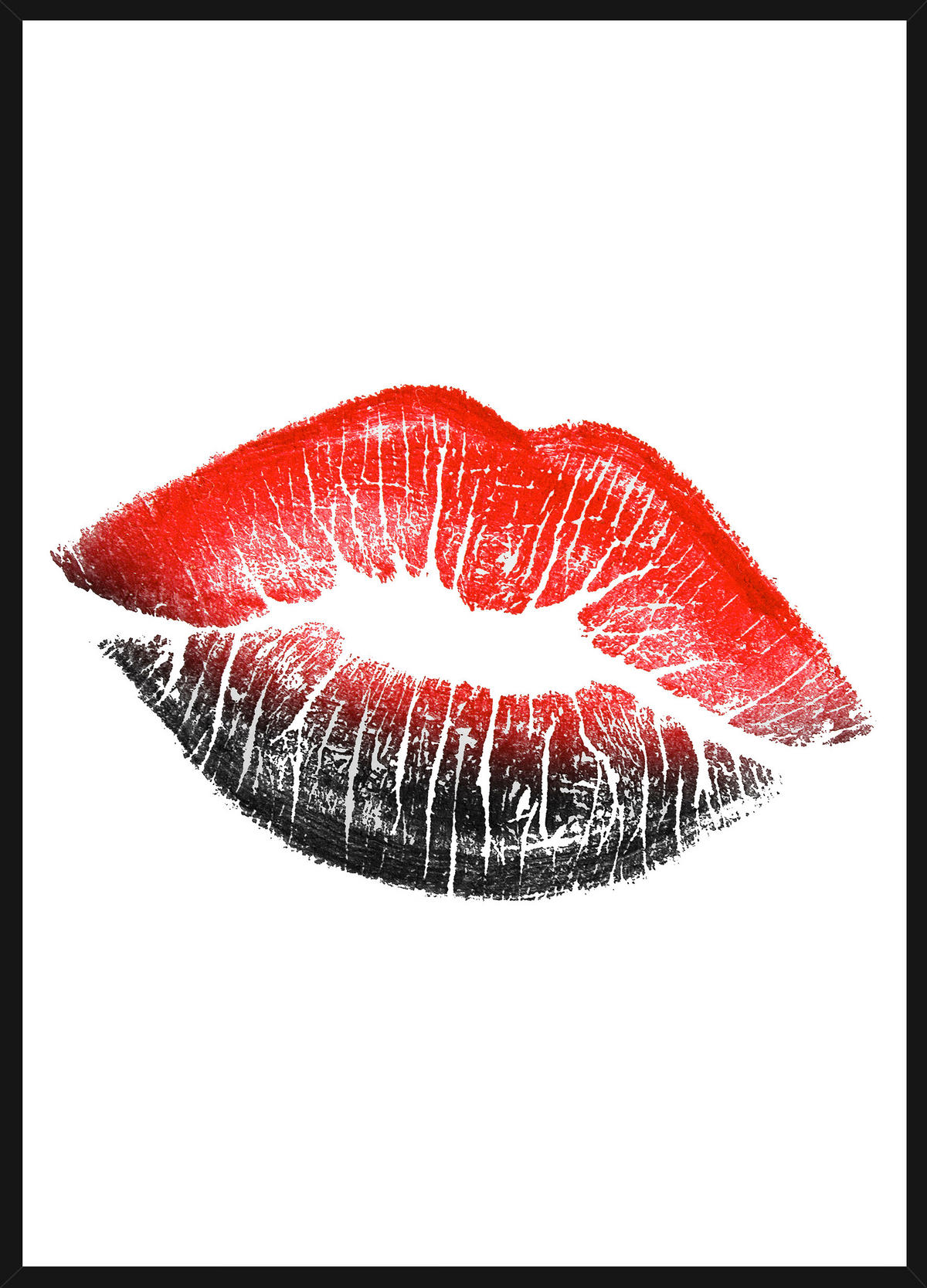 KUNSTDRUCK 51,2/71,2 cm  - Multicolor/Schwarz, Basics, Holzwerkstoff (51,2/71,2cm) - Monee