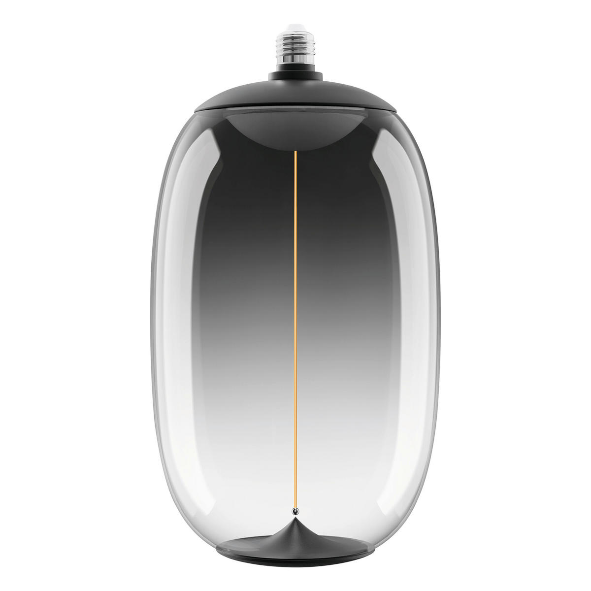 LED-LEUCHTMITTEL   E27 12 W 300 lm  - Grau, KONVENTIONELL, Kunststoff (20/37cm)