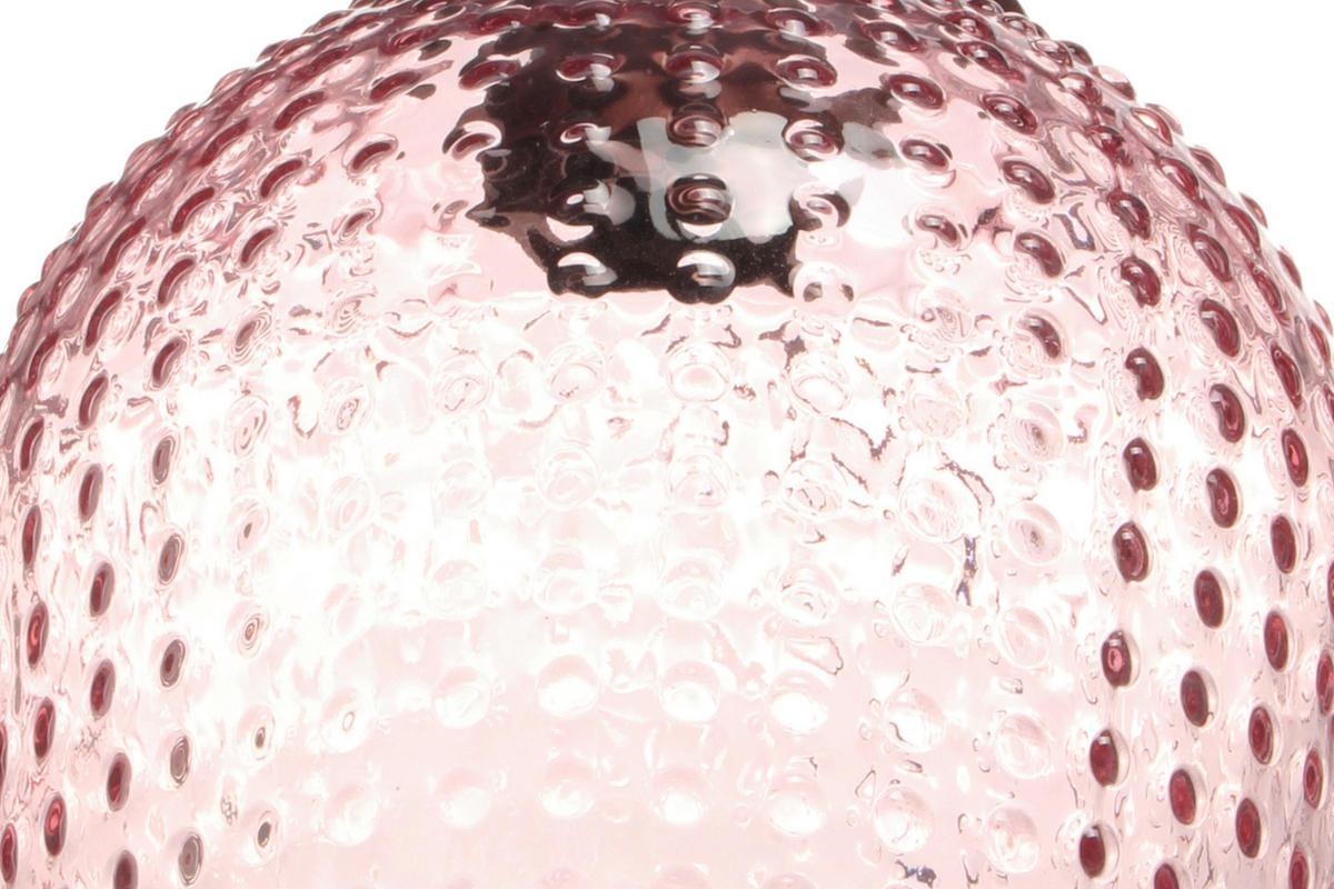 HÄNGELEUCHTE 18/18/27 cm  - Rosa, Basics, Glas (18/18/27cm) - Kayoom