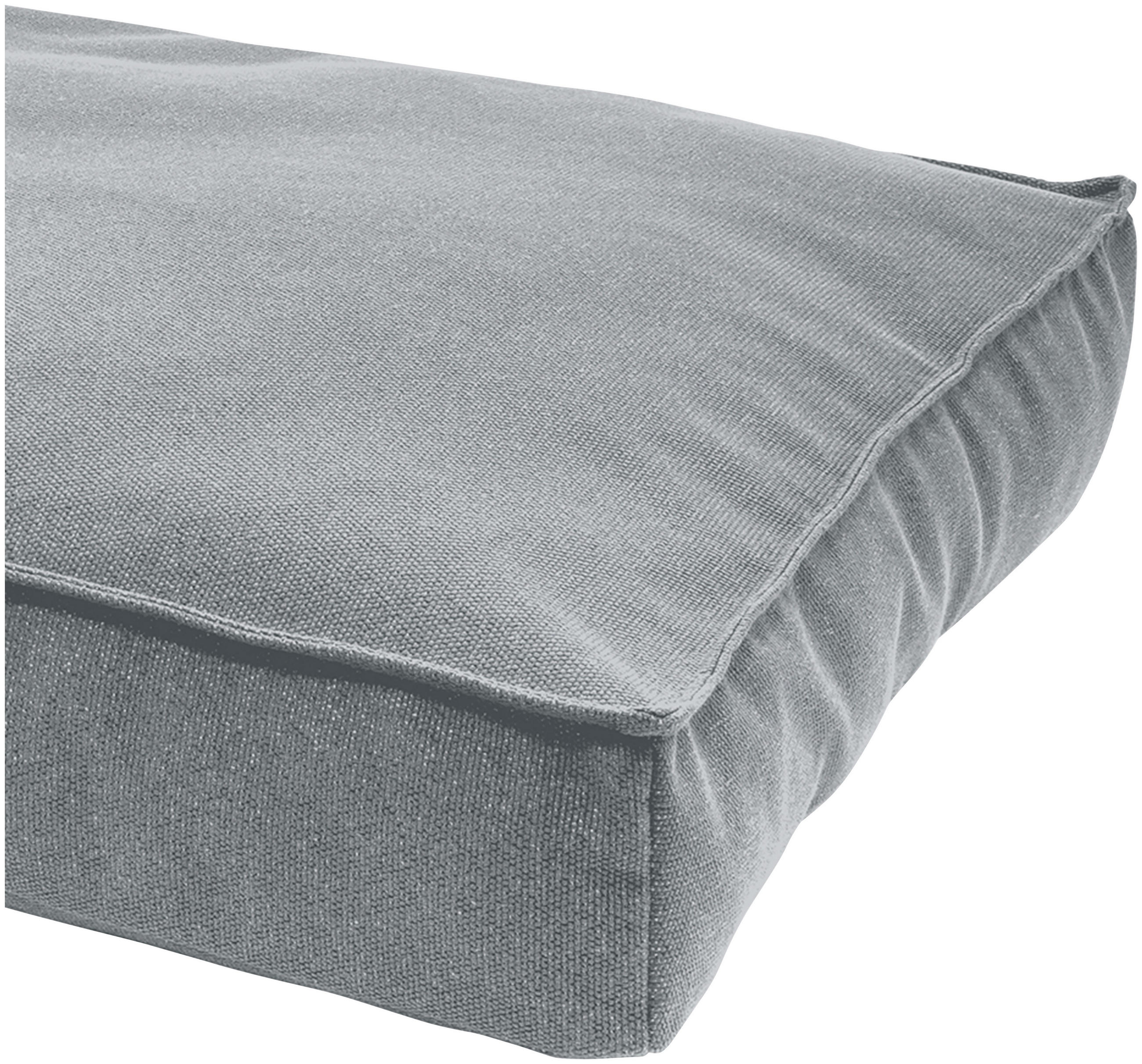 HAUSTIERKISSEN - Hellgrau, Basics, Textil (120/15/90cm)