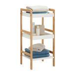 BADEZIMMERREGAL 36/80/33 cm  - Naturfarben/Weiß, KONVENTIONELL, Holz/Holzwerkstoff (36/80/33cm) - Xora