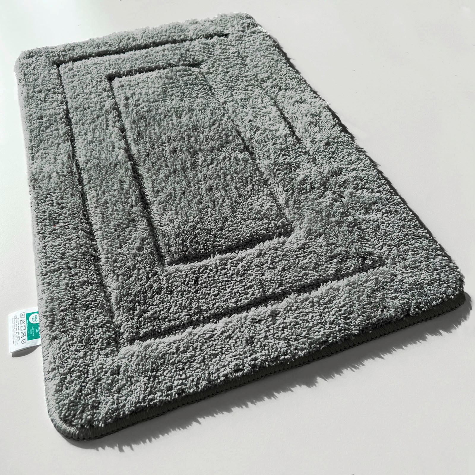 Floordirekt Badematte Atlantis Dunkelgrau 40x60 cm