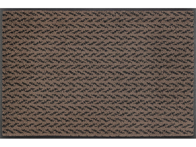 FUßMATTE  50/75 cm  Braun  - Braun, KONVENTIONELL, Kunststoff (50/75cm) - wash+dry
