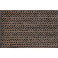 FUßMATTE  50/75 cm  Braun  - Braun, KONVENTIONELL, Kunststoff (50/75cm) - wash+dry