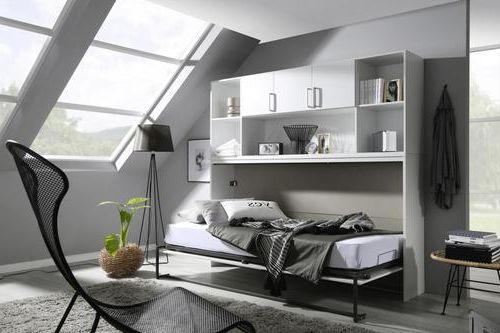 REGÁL - bílá/barvy stříbra, Design, kompozitní dřevo/plast (212/93/38cm) - MID.YOU