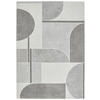 WEBTEPPICH 133/195 cm Valencia Grau, Hellgrau, Dunkelgrau  - Dunkelgrau/Hellgrau, Design, Textil (133/195cm) - Novel