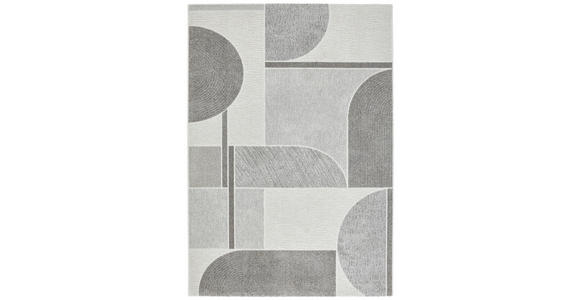 WEBTEPPICH 200/290 cm Valencia  - Dunkelgrau/Hellgrau, Design, Textil (200/290cm) - Novel