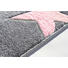 KINDERTEPPICH 140/140 cm Grau, Rosa, Silberfarben - Silberfarben/Rosa, Basics, Textil (140/140cm)