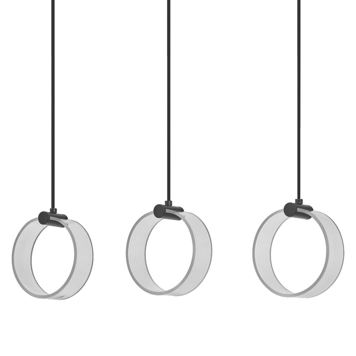 LED-PENDELLEUCHTE 66/5,2/121 cm  - Schwarz, Design, Kunststoff (66/5,2/121cm) - Ledvance