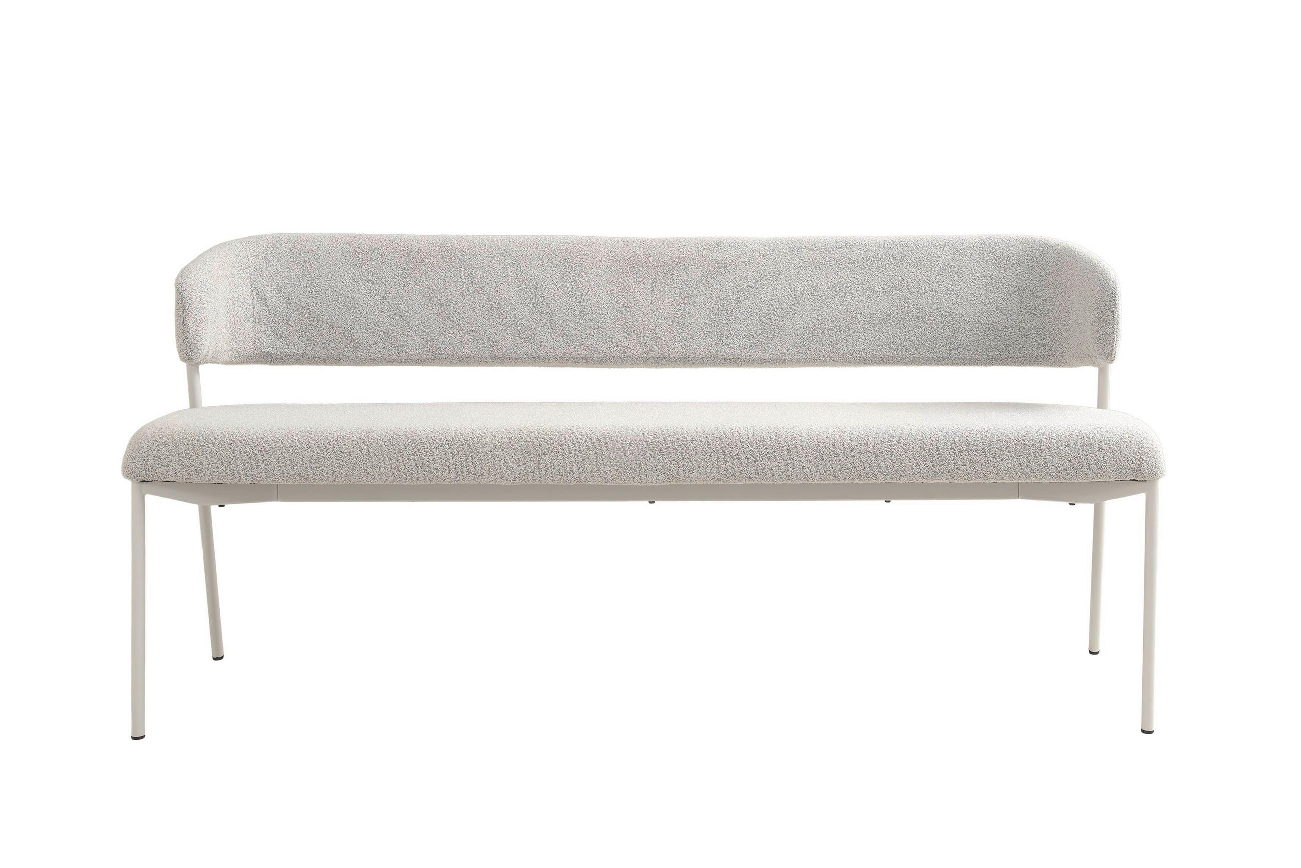 Schöner Wohnen Sitzbank Oslo Greige 80x56x163 cm