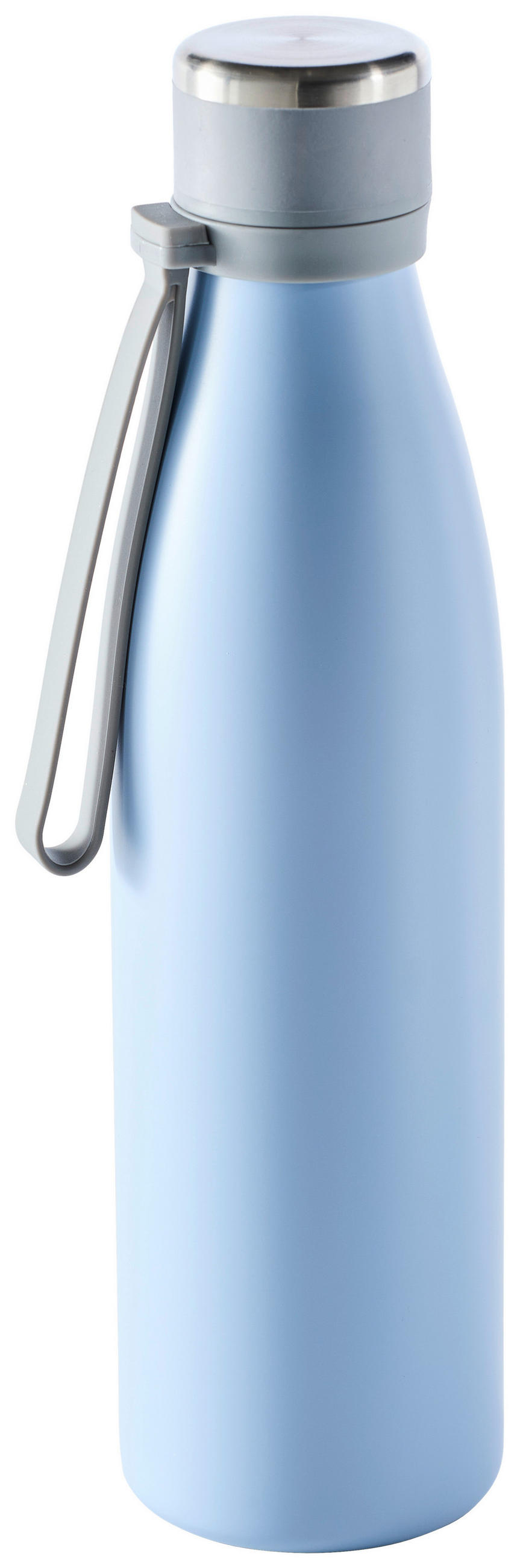 ISOLIERFLASCHE 0.7 l  - Blau, Trend, Kunststoff/Metall (7,3/28,5cm) - Homeware Profession.