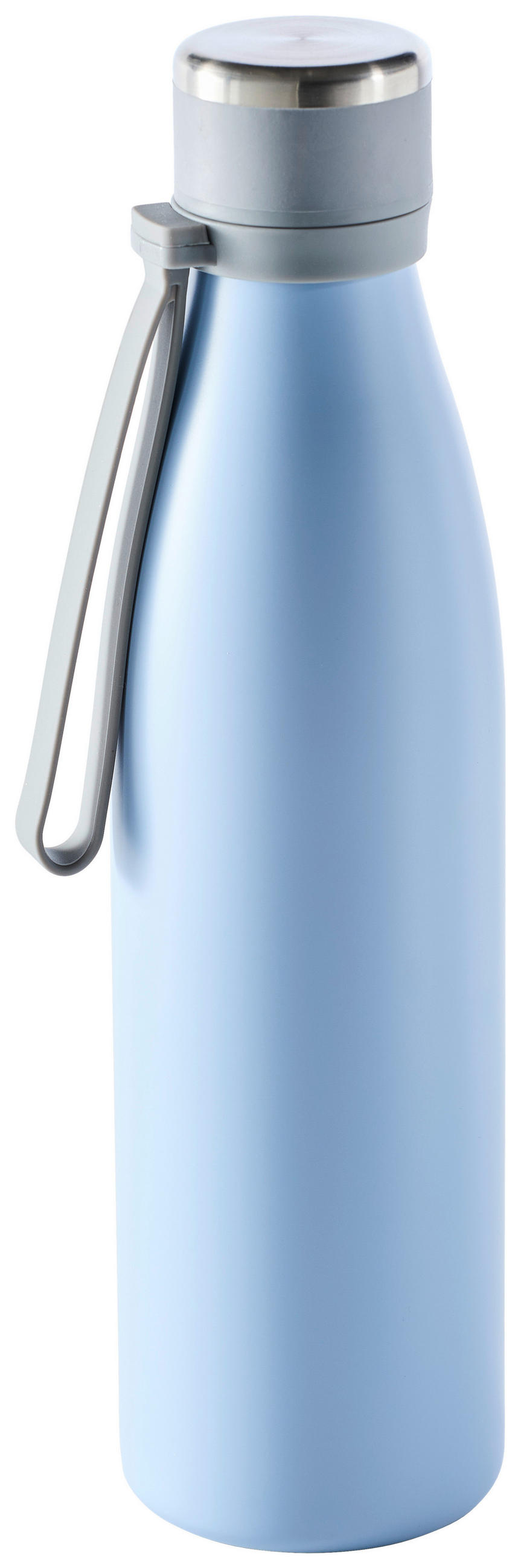 ISOLIERFLASCHE 0.7 l  - Blau, Trend, Kunststoff/Metall (7,3/28,5cm) - Homeware Profession.