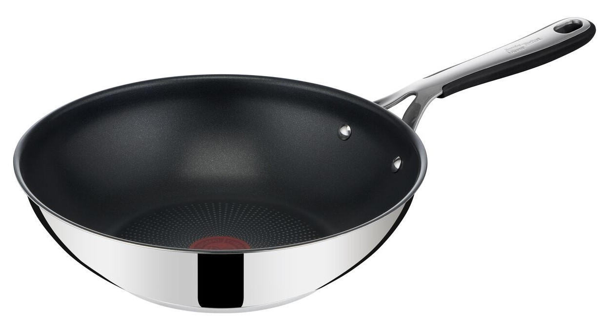 WOKPANNA 28 cm  - stålfärgad, Design, metall/plast (28cm) - Tefal