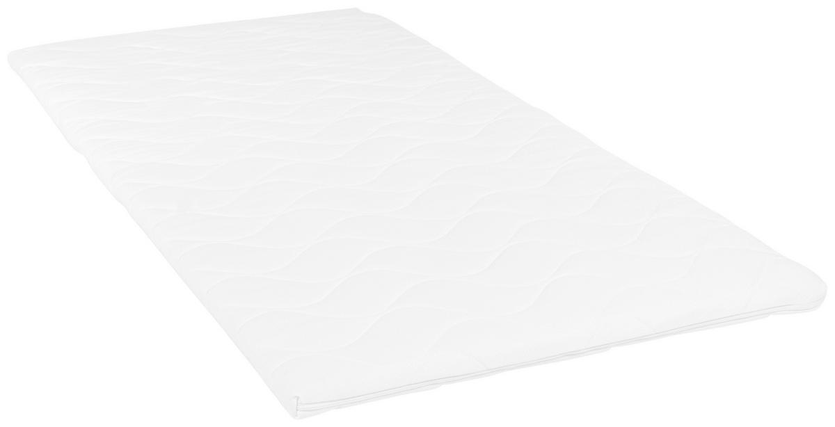 TOPPER LATEX TOPPER 90/200 cm Höhe ca. 6 cm  - Weiß, MODERN, Textil (90/200cm) - Livetastic