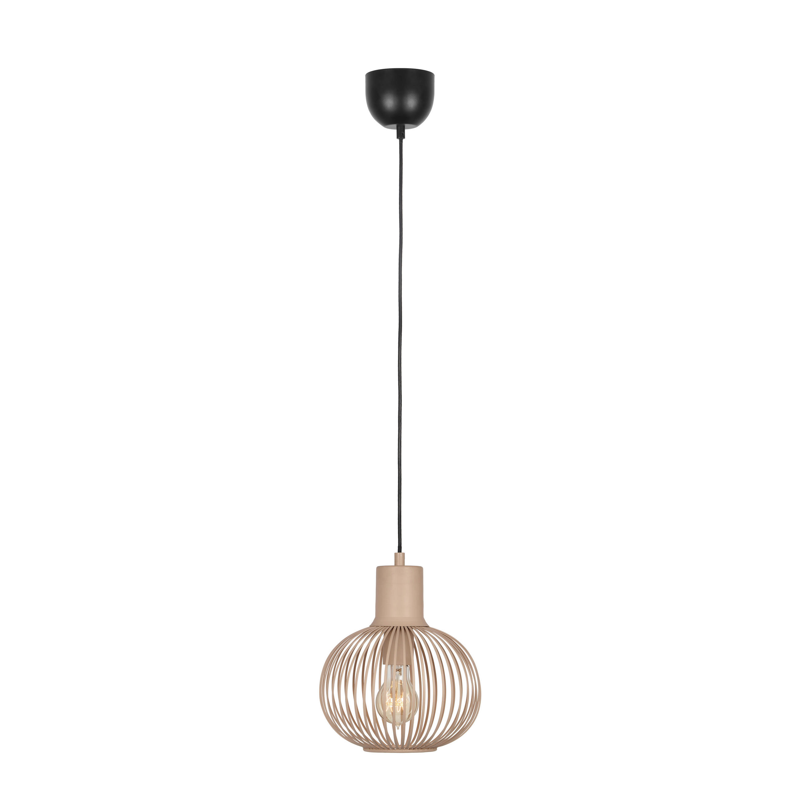 PENDELLEUCHTE 23/150 cm   - Sandfarben, KONVENTIONELL, Metall (23/150cm) - Trio Leuchten
