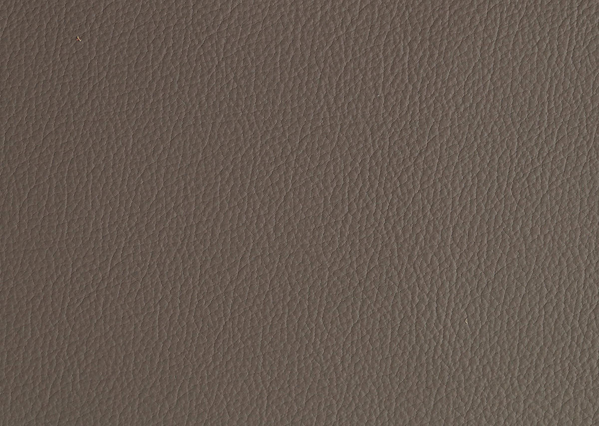RELAXSESSEL in Leder Graubraun  - Edelstahlfarben/Graubraun, Konventionell, Leder/Metall (78/110/81cm) - Cantus
