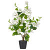KUNSTPFLANZE Bougainvillea 68 cm  - Schwarz/Weiß, Basics, Kunststoff (68cm) - P & B