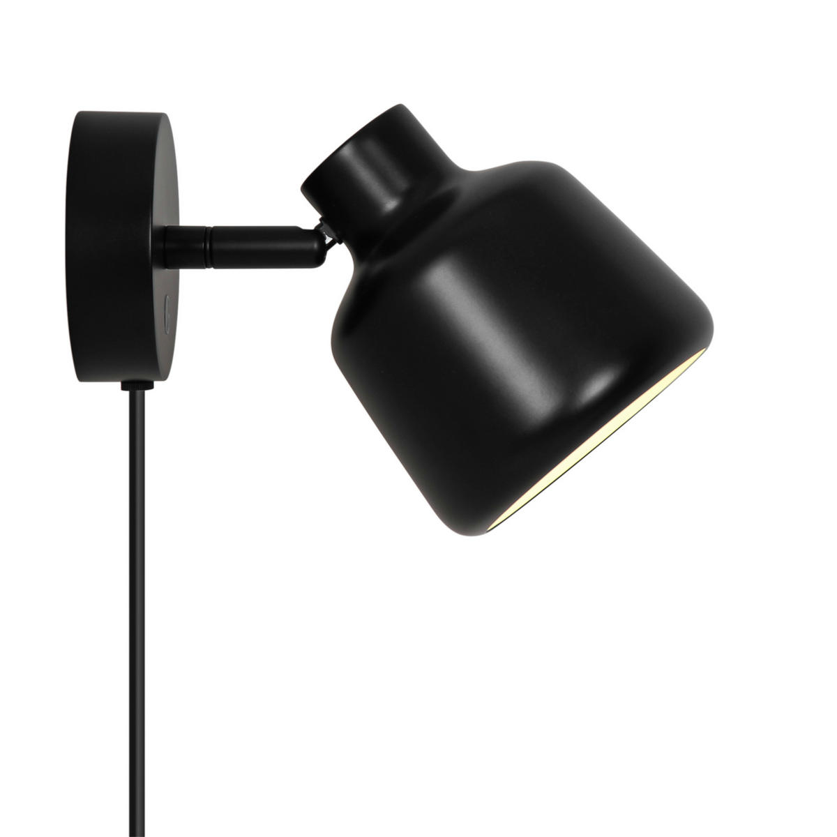 WANDLEUCHTE Louella 22/14 cm  - Schwarz, Design, Metall (22/14cm) - Nordlux