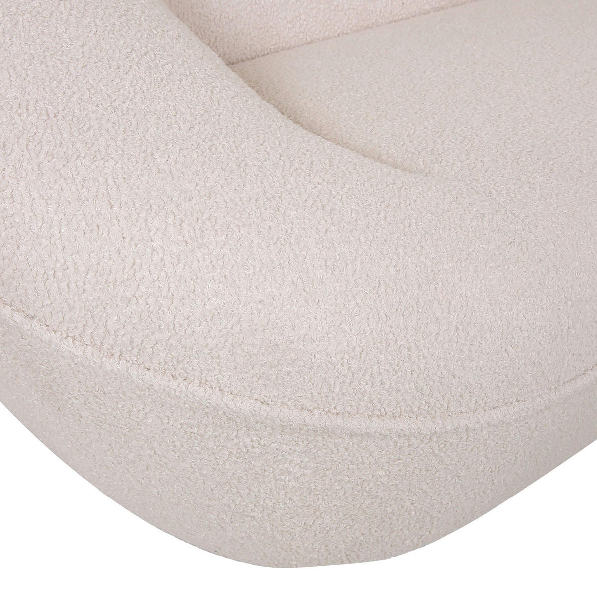 2-SITZER-SOFA Flachgewebe Weiß  - Schwarz/Weiß, KONVENTIONELL, Kunststoff/Textil (223/79/94cm) - Carryhome
