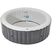 WHIRLPOOL MSPA COMFORT OTTOMAN 204/70 cm  - Anthrazit/Weiß, KONVENTIONELL, Kunststoff (204/70cm) - Atrigo