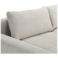 WOHNLANDSCHAFT in Cord Naturfarben  - Chromfarben/Naturfarben, KONVENTIONELL, Kunststoff/Textil (180/376/180cm) - Carryhome
