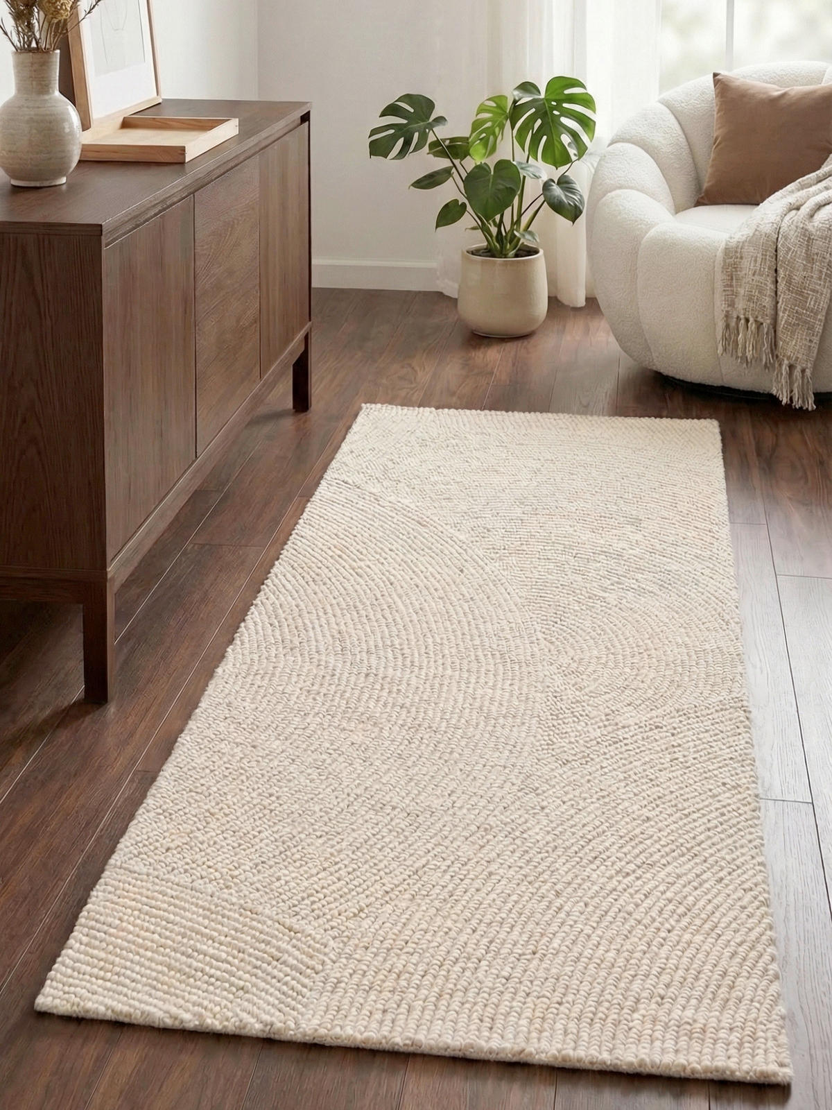 LÄUFER 80/200 cm Calmio  - Creme, Basics, Textil (80/200cm) - Hanse Home