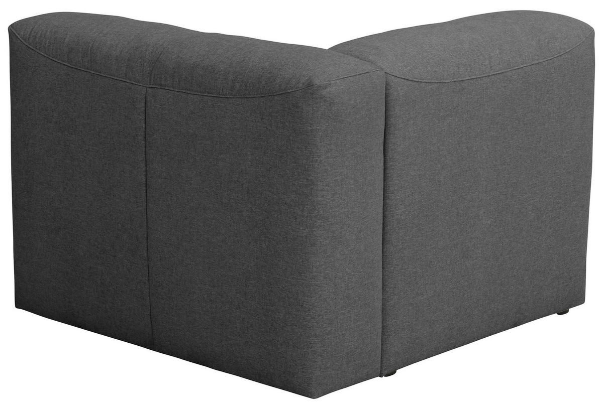 ECKELEMENT in Flachgewebe   - Anthrazit, Design, Kunststoff/Textil (100/73/100cm) - Max Winzer