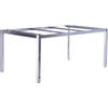 GARTENTISCHGESTELL 180/100/74 cm Metall  - Silberfarben, Design, Metall (180/100/74cm) - Zebra 