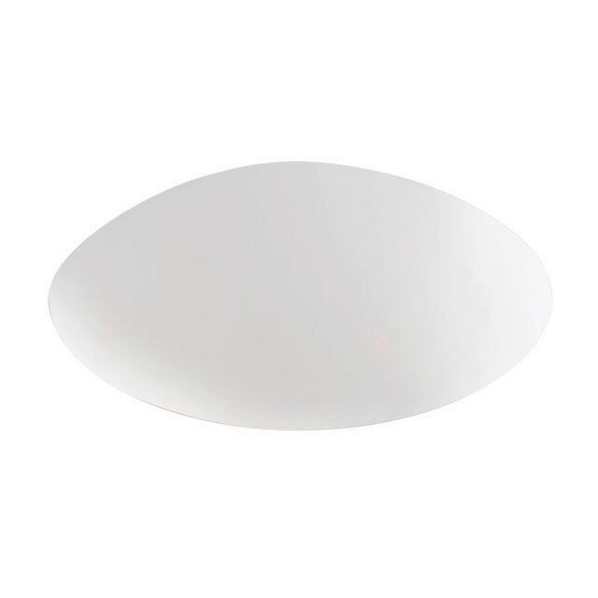WANDPUFFER - Weiß, Basics, Kunststoff (11/13,5/2,5cm) - Homeware