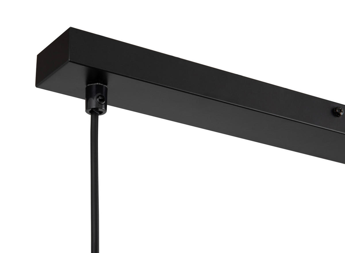 HÄNGELEUCHTE 68/20/120 cm  - Schwarz, Trend, Glas/Metall (68/20/120cm) - Novel
