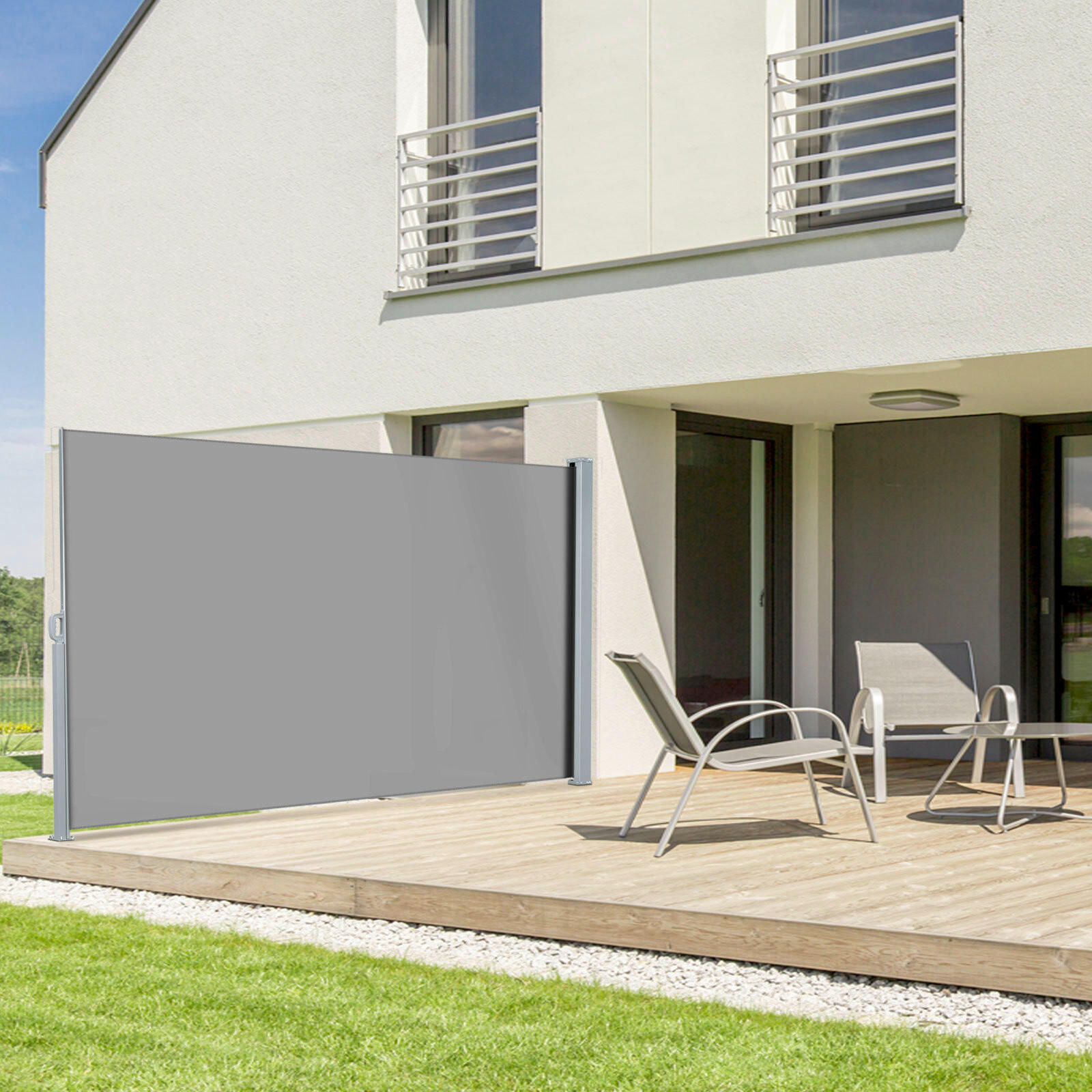 MARKISE - Anthrazit, Basics, Kunststoff (300/180cm) - Floordirekt