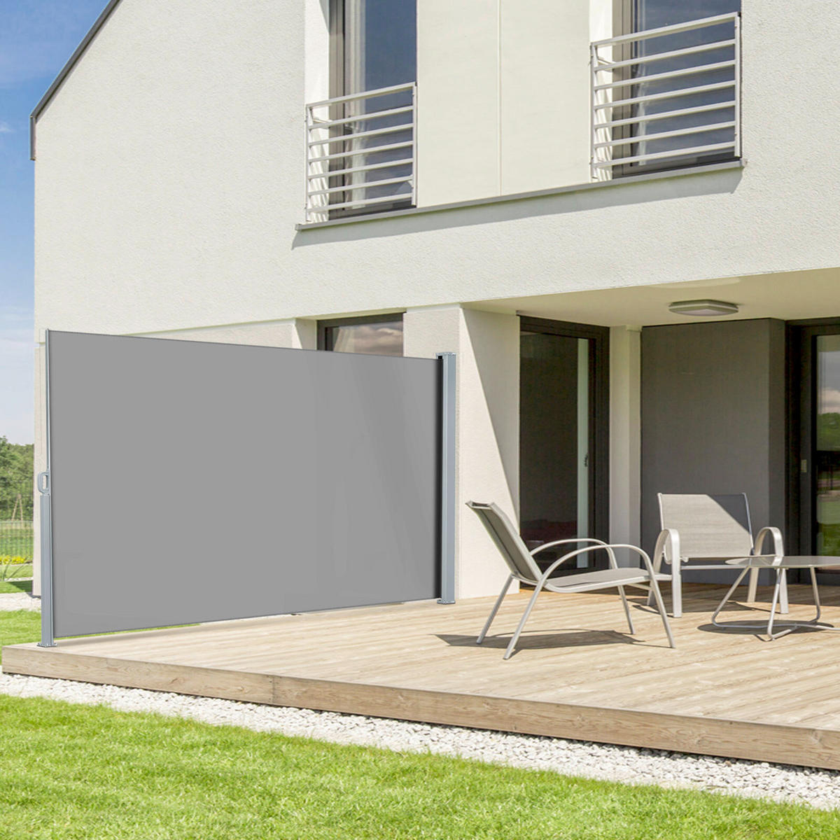 MARKISE - Anthrazit, Basics, Kunststoff (300/180cm) - Floordirekt