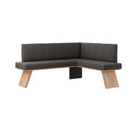 ECKBANK 185/150 cm Webstoff Anthrazit   - Eichefarben/Anthrazit, KONVENTIONELL, Textil (185/150cm)