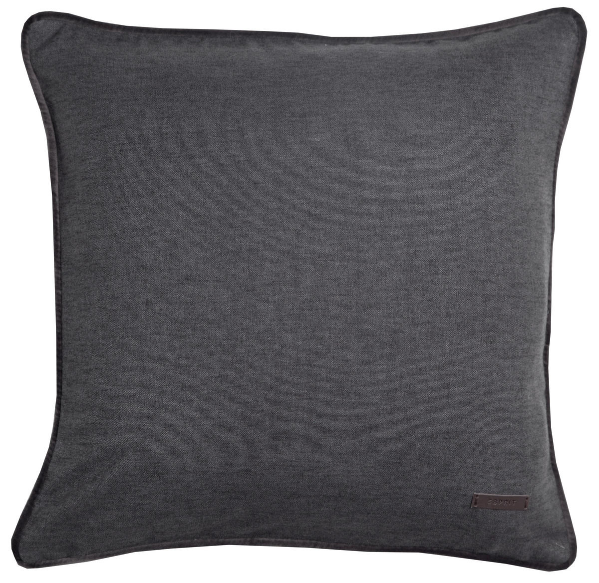 KISSENHÜLLE  - Dunkelgrau, Basics, Kunststoff (38/38cm) - Esprit