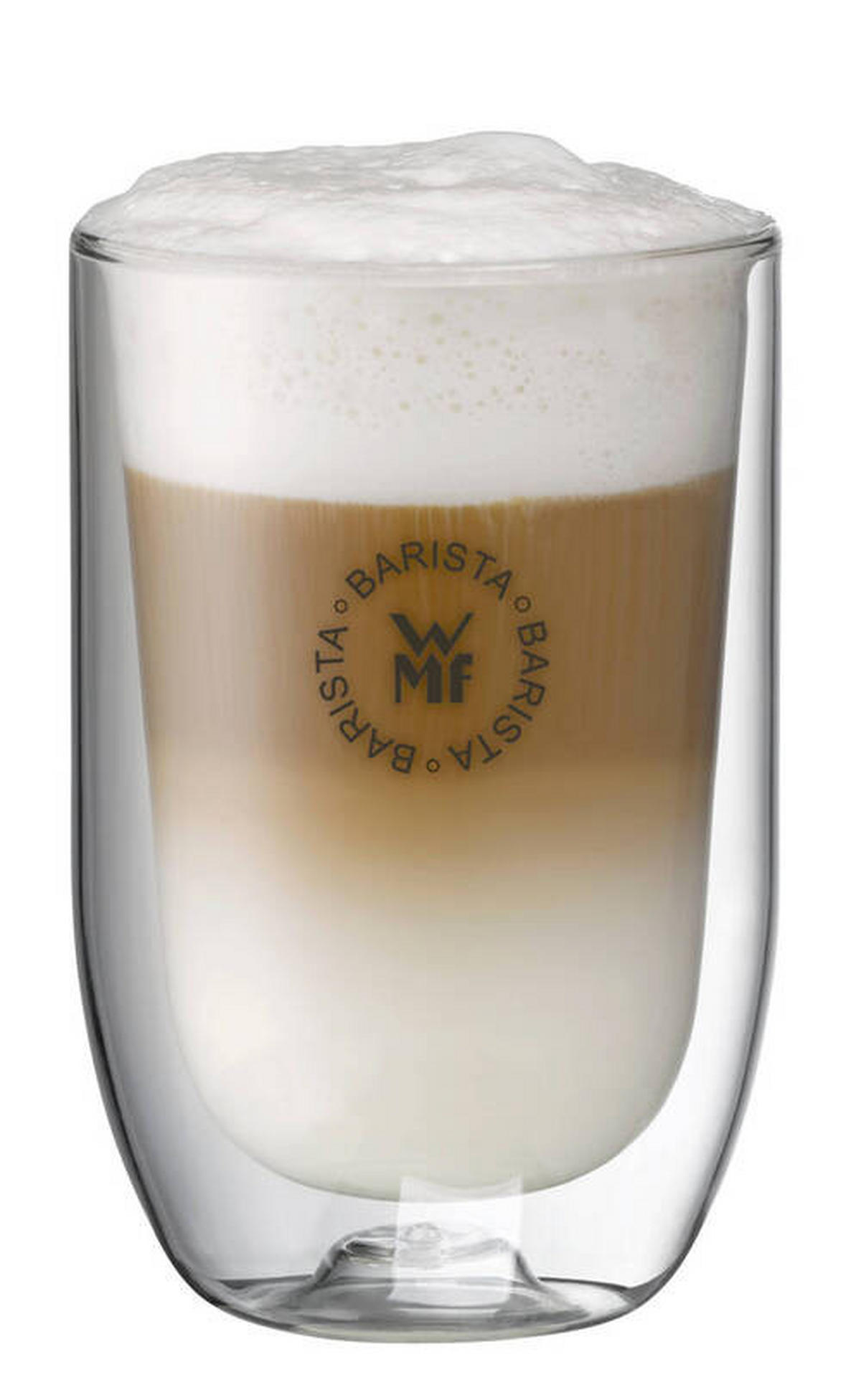 SET ČAŠA  2-dijelni   Barista  - prozirno, Design, staklo (17,2/8,6/13,4cm) - WMF