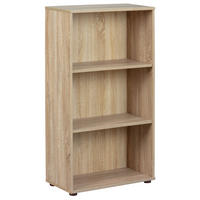 HYLLA i 60/110/30 cm Sonoma ek  - Sonoma ek/svart, Basics, trämaterial/plast (60/110/30cm) - MID.YOU