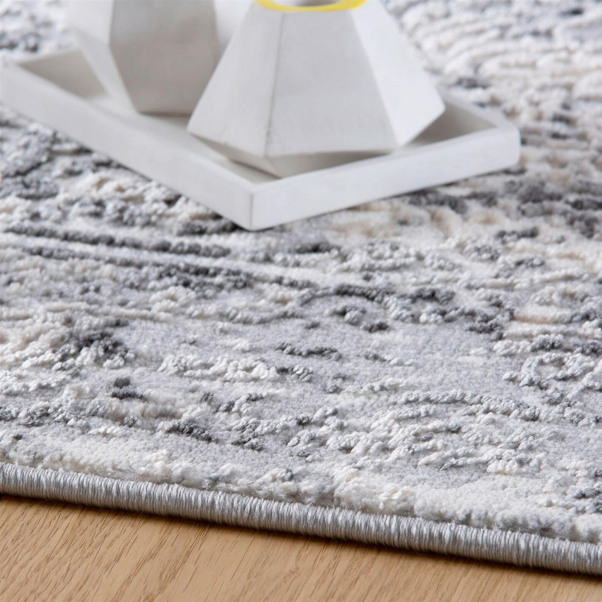 FLACHWEBETEPPICH 200/290 cm Grau rechteckig  - Grau, Basics, Textil (200/290cm) - Kayoom