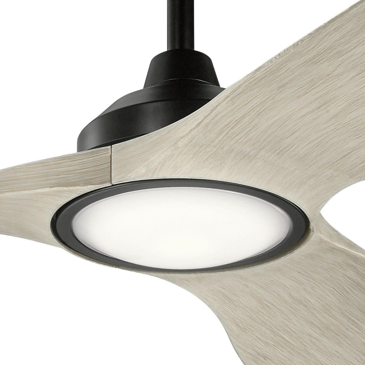 TAKFLÄKT Elstead Imari 165/37 cm  - vit/svart, Design, metall/plast (165/37cm) - Elstead Lighting