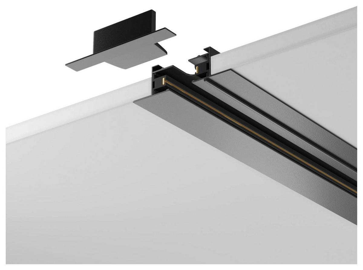 SCHIENENSYSTEM - Schwarz, Basics, Metall (6/2/200cm) - MAYTONI