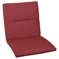 SESSELAUFLAGE Uni  - Rot, Basics, Textil (46/3/89cm)
