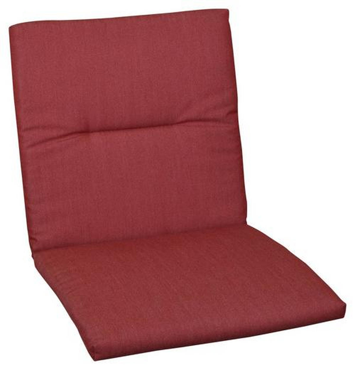 SESSELAUFLAGE Uni  - Rot, Basics, Textil (46/3/89cm)