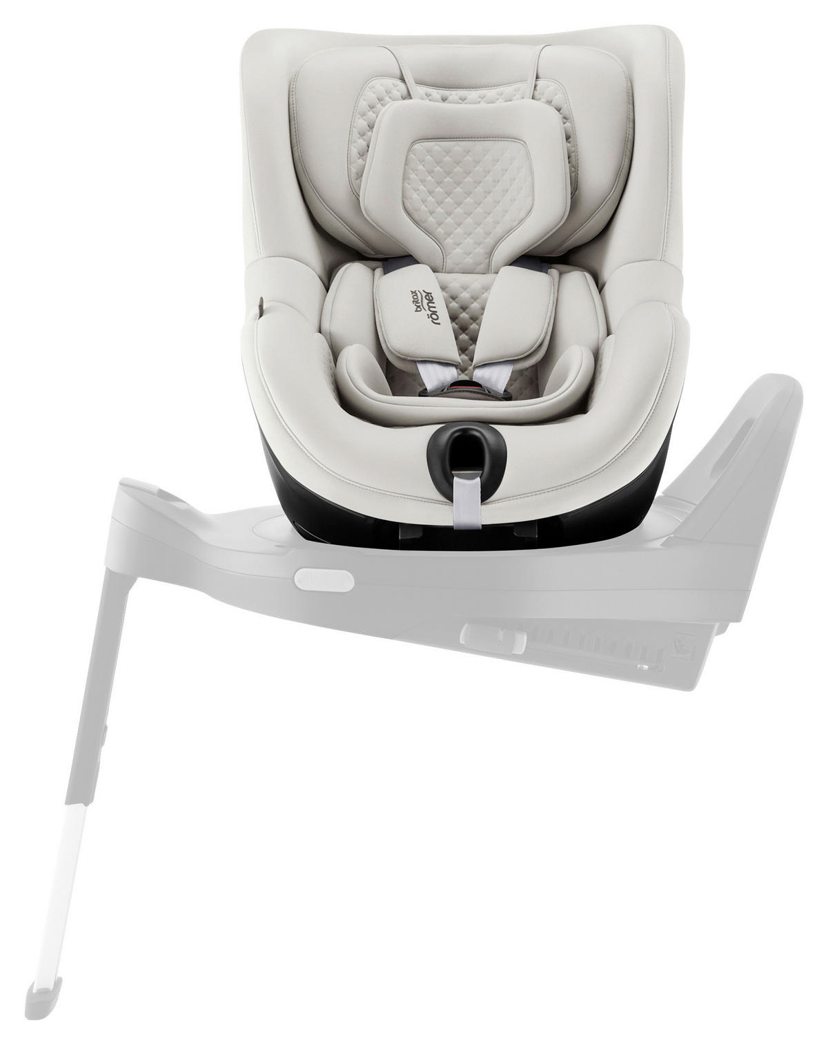REBOARDER-KINDERSITZ Dualfix 5Z  - Beige/Creme, Basics, Kunststoff/Textil (44/48/74cm) - Britax Römer