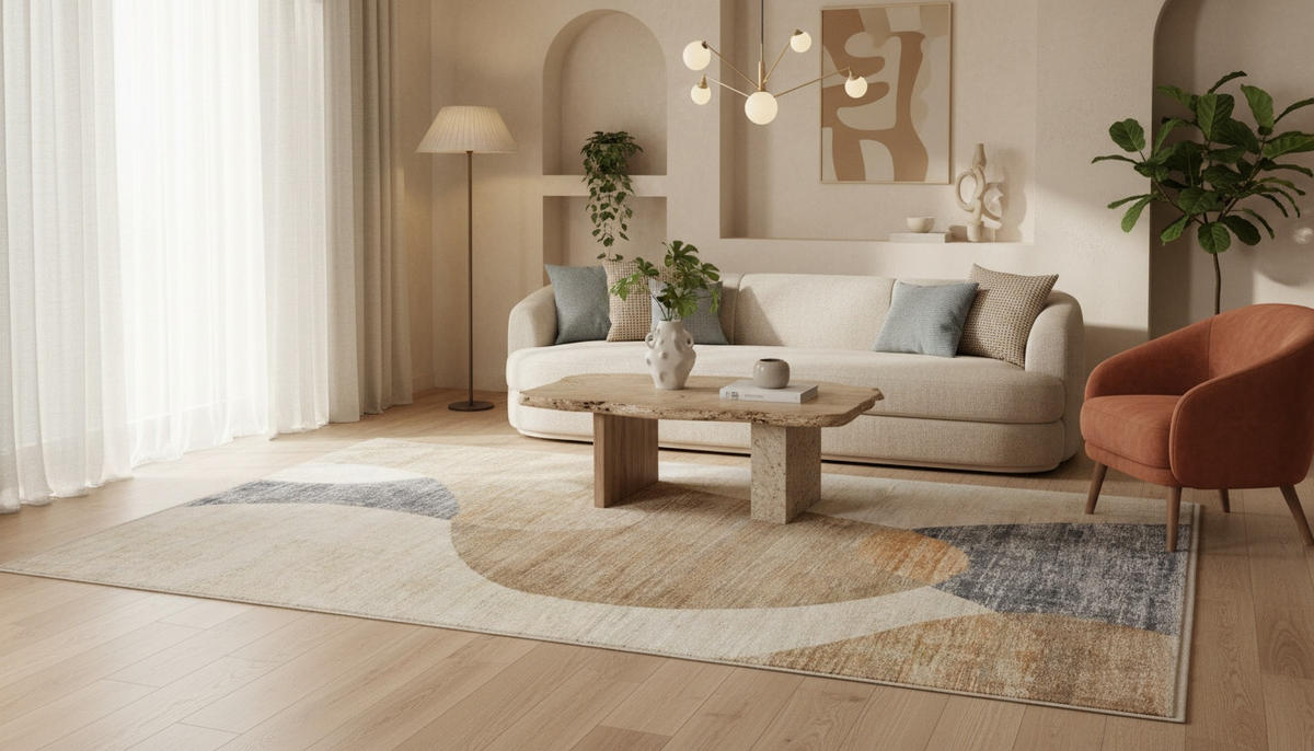 TKANÝ KOBEREC, 160/240 cm vícebarevná - vícebarevná, Design, textil (160/240cm) - Novel
