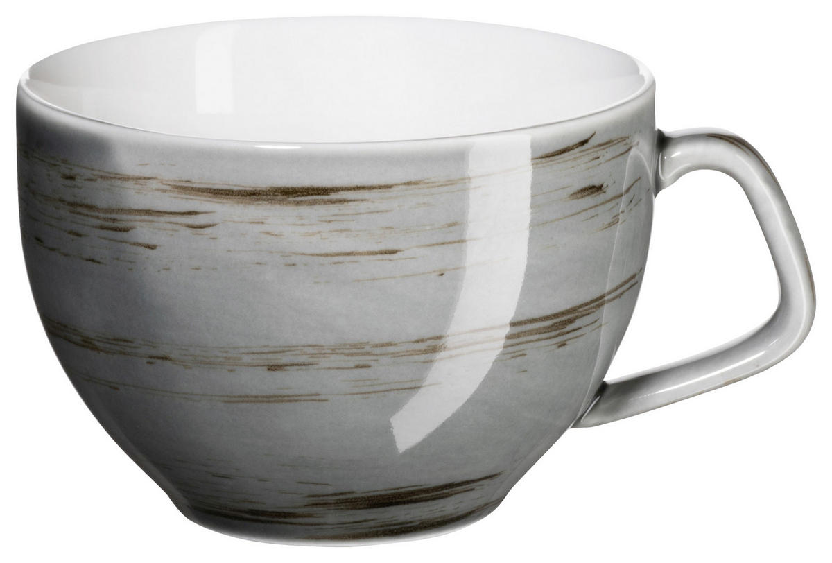 KAFFEETASSEN SET DERBY 8-teilig  - Blau/Beige, Basics, Keramik (40/30/20cm) - Mäser