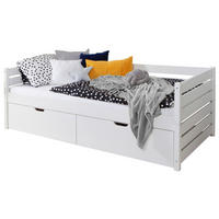 STAURAUMBETT 90/200 cm  Weiss   - Weiss, Modern, Holz (90/200cm) - MID.YOU